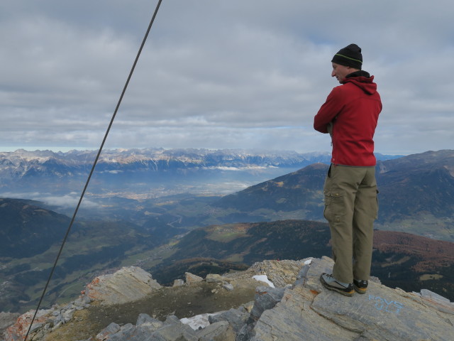 Christoph auf der Serles, 2.717 m (30. Okt.)