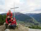 Christoph, ich und Gudrun auf der Weißen Wand, 1.830 m (29. Okt.)