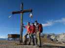 Ich, Gudrun und Christoph am Blaser, 2.241 m (29. Okt.)