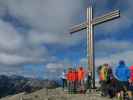 Christoph, Gudrun und ich auf der Serles, 2.717 m (30. Okt.)