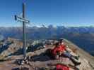 Gudrun und Christoph auf der Kesselspitze, 2.728 m (31. Okt.)