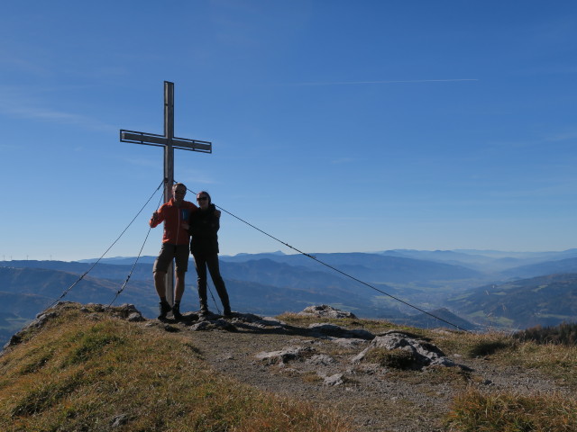 Ich und Sabine auf der Kampalpe, 1.535 m