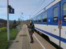 Sabine im Bahnhof Spital am Semmering, 789 m