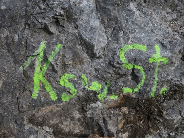 Königschusswand-Klettersteig: Einstieg