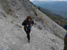 Irene am Holzknechtsteig beim Haid-Klettersteig