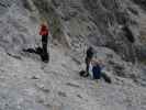 Christiane und Michael am Holzknechtsteig beim Haid-Klettersteig