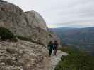 Irene und Christiane am Holzknechtsteig zwischen Schröckenfuchskreuz und Königschusswand-Klettersteig