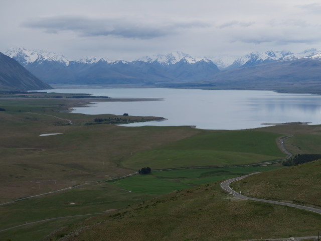 Lake Tekapo vom Mount John aus (14. Nov.)