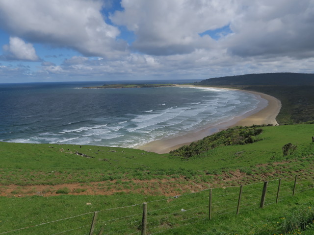 Tautuku Bay vom Florence Hill Lookout aus (17. Nov.)