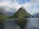 Mitre Peak vom Milford Sound aus (19. Nov.)