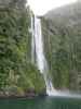 Stirling Falls vom Milford Sound aus (19. Nov.)