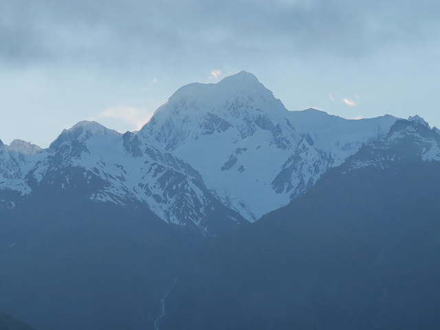 Mount Tasman im Westland Tai Poutini National Park (22. Nov.)