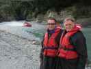 Ich und Papa beim Shotover River bei Arthurs Point (20. Nov.)