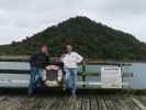 Papa und ich in der Jackson Bay (21. Nov.)