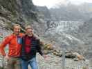 Ich und Papa am Fox Glacier Lookout im Westland Tai Poutini National Park (21. Nov.)