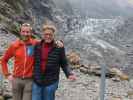 Ich und Papa am Fox Glacier Lookout im Westland Tai Poutini National Park (21. Nov.)