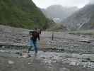 Papa am Fox Glacier Valley Walk im Westland Tai Poutini National Park (21. Nov.)