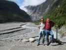 Ich und Papa am Franz Josef Glacier Valley Walk im Westland Tai Poutini National Park (22. Nov.)