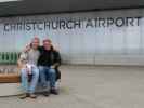 Ich und Papa am Christchurch International Airport, 37 m (26. Nov.)