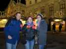 Ich, Kathrin und Lauren im Weihnachtsdorf Schloss Belvedere