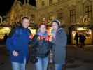 Ich, Kathrin und Lauren im Weihnachtsdorf Schloss Belvedere