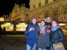 Ich, Kathrin, Thomas und Lauren im Weihnachtsdorf Schloss Belvedere