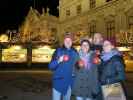 Ich, Kathrin, Thomas und Lauren im Weihnachtsdorf Schloss Belvedere