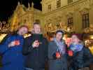 Ich, Thomas, Kathrin und Lauren im Weihnachtsdorf Schloss Belvedere