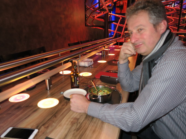 Erich im Rollercoaster Restaurant