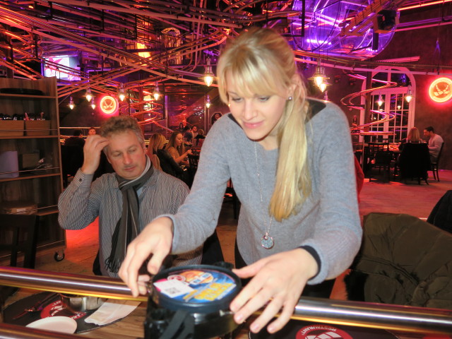 Erich und Elisabeth im Rollercoaster Restaurant