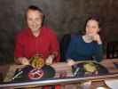 Ich und Sabine im Rollercoaster Restaurant