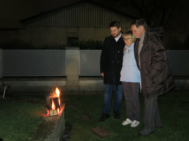 Mama, Markus und Papa (24. Dez.)