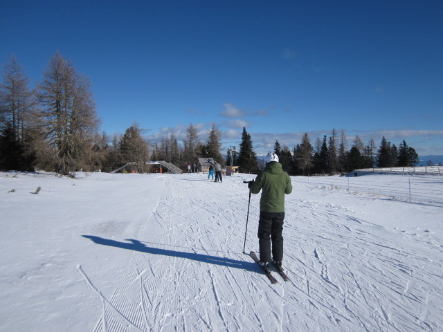 David auf der Verbindungsabfahrt
