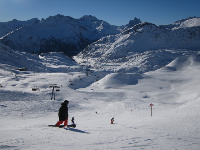 Markus auf der Pfannenbachabfahrt (21. Jän.)