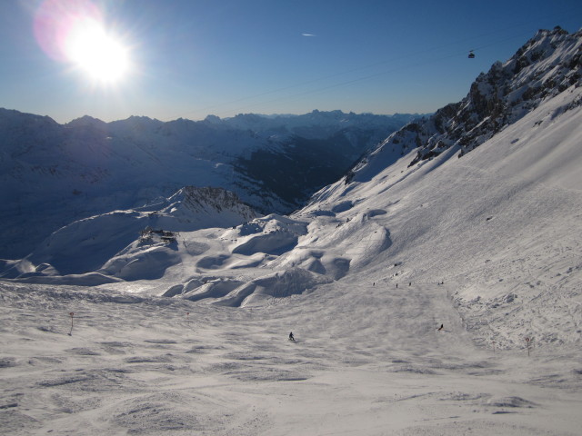Markus auf der Valfagehrjochabfahrt (21. Jän.)