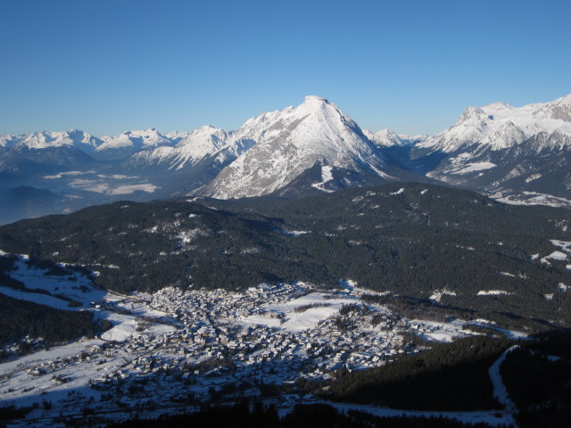 Seefeld von der Bergstation der Härmelekopfbahn aus