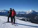 Ich und Stefan bei der Bergstation des Jochlifts, 2.030 m