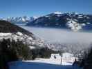 Zell am See von der Nordabfahrt aus