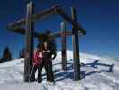 Eva-Maria und ich am Schrambachkopf, 1.856 m