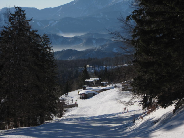 Mittelstation von der Mulden-Abfahrt aus