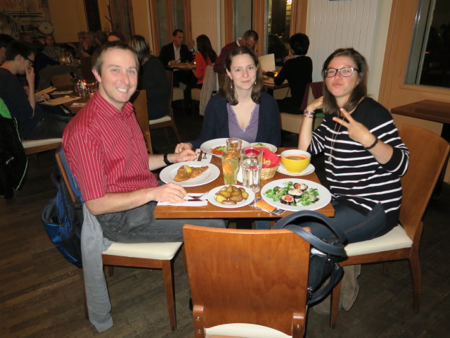 Ich, Sabine und Daniela im Ottimo (5. Jän.)