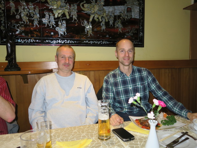 Erich und Florian im 'Saigon'