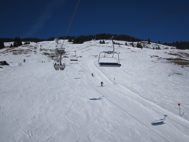 Talsen-Abfahrt von der Talsenbahn aus