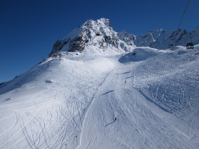 Breitspitzabfahrt von der Breitspitzbahn aus