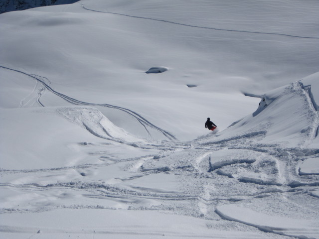 Markus neben der Piste 45