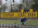 Tierpark: Mama, Sabine und ich beim Eingang