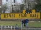 Tierpark: Mama, Sabine und ich beim Eingang