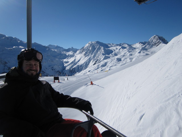 Markus im Télésiège Dos Rond (5. März)