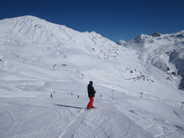 Markus auf der Piste Bozelet (5. März)