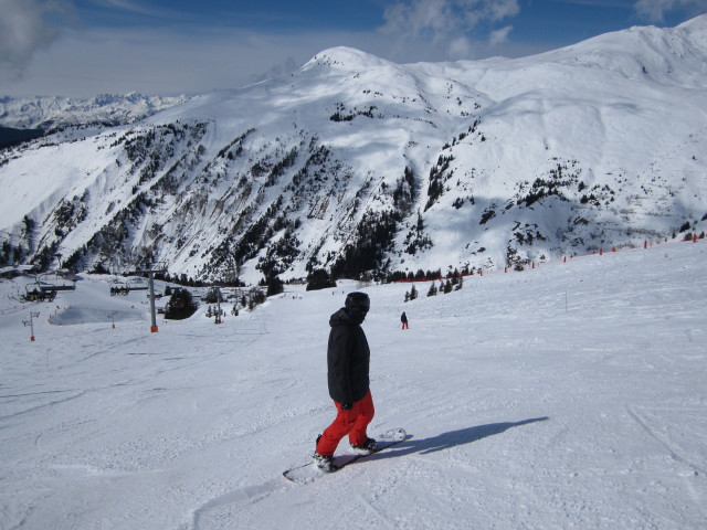 Markus auf der Piste Borseliers (5. März)